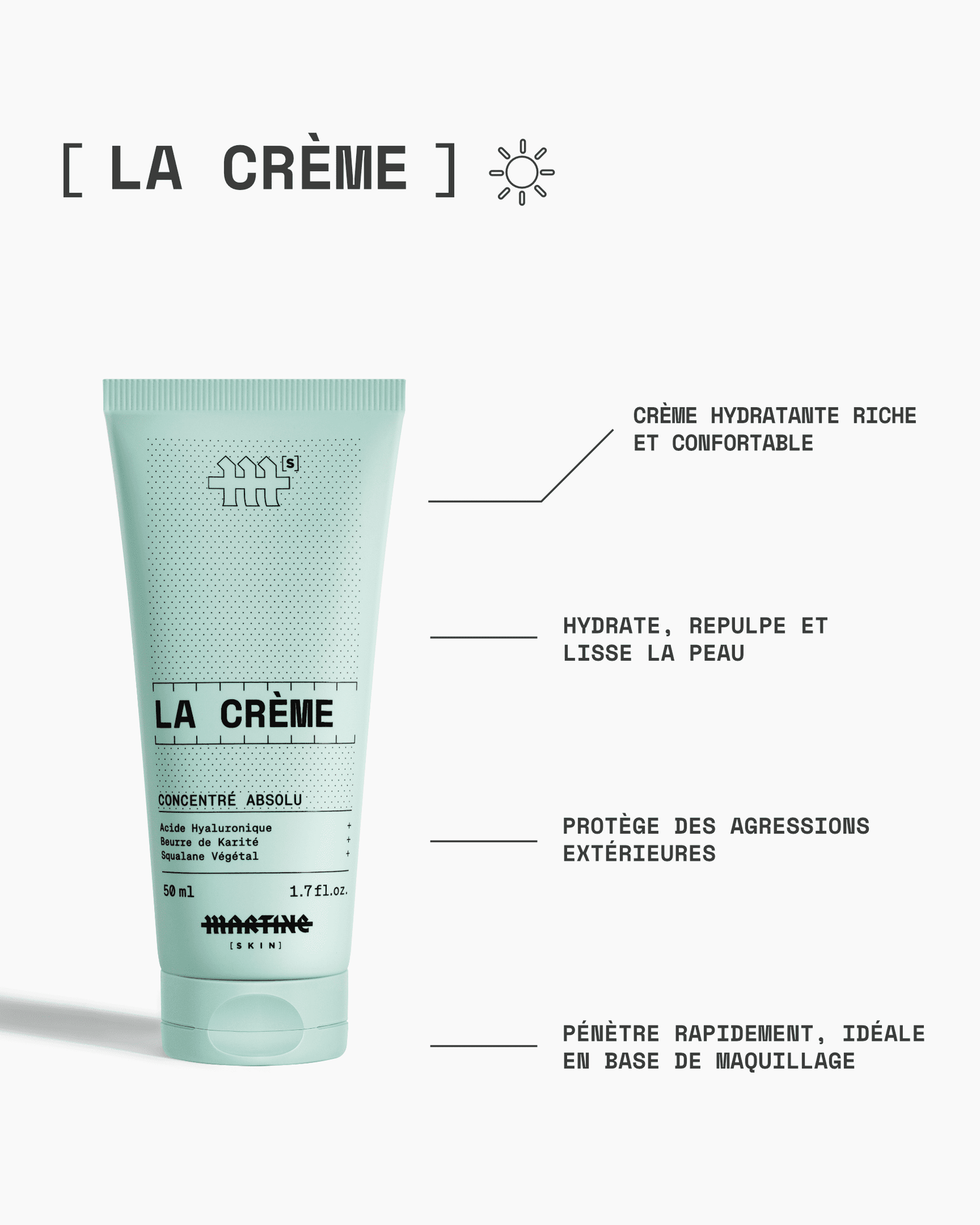 La Crème de jour - Martine Skin
